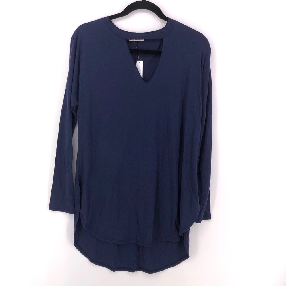 LAMade Galaxy Blue Maternity Casual Top S